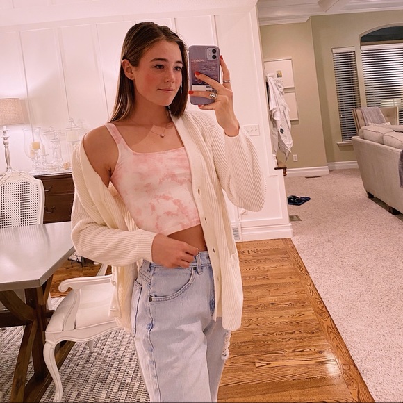 ☼Vintage Knit White Cardigan☼ - Picture 1 of 6